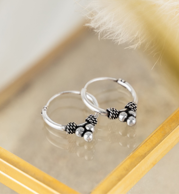 KAYA sieraden Silver Bali hoops | 12 mm