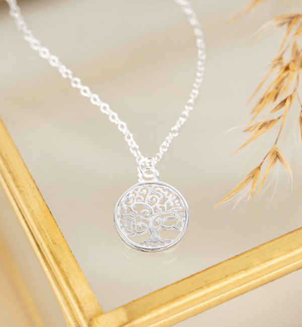 KAYA sieraden Necklace with Greeting Card 'Tree of Life'
