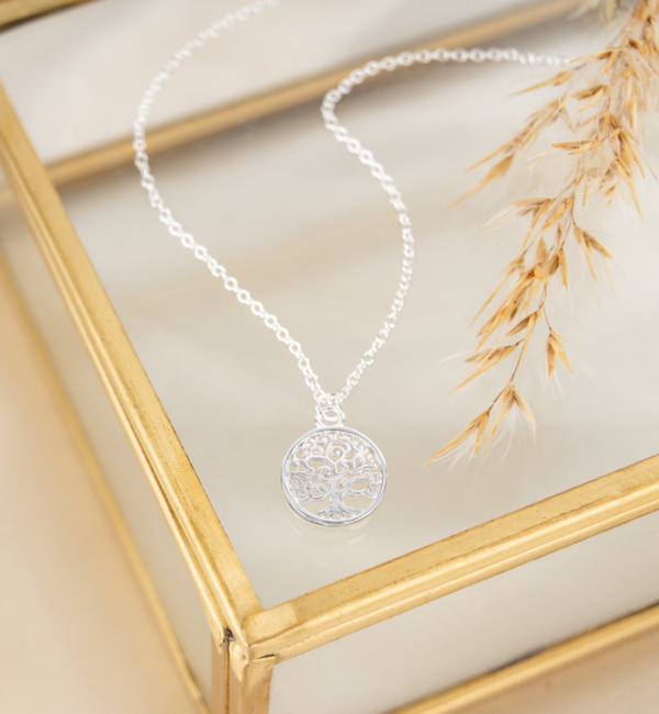 KAYA sieraden Necklace with Greeting Card 'Tree of Life'