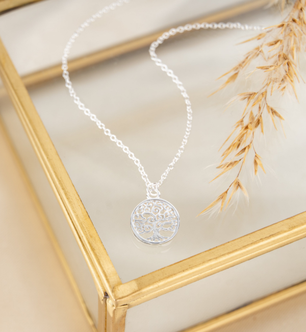 KAYA sieraden Necklace with wish card ‘Tree of Life’