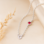 KAYA sieraden Necklace with Birthstones and Letters of Your Choice