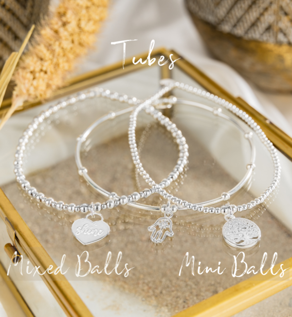 KAYA sieraden Silver Charm Bracelet 'Bali' with Charms of Your Choice