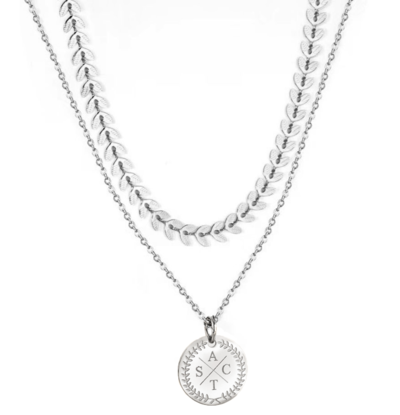 KAYA sieraden Layered Ketting 'Olivia' | Stainless Steel