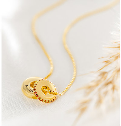 KAYA sieraden Necklace with Name & Birthstone