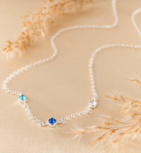 KAYA sieraden Necklace with Birthstones of Your Choice