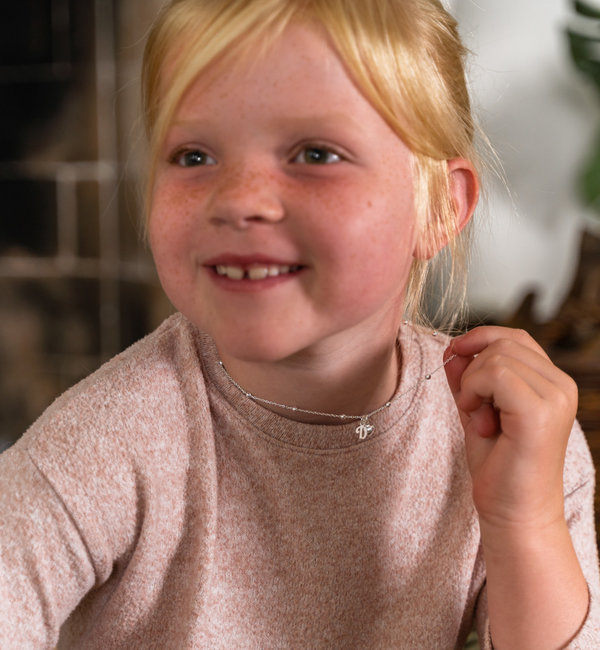 KAYA sieraden Necklace with letter ‘Initial’ with heart