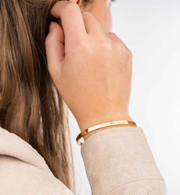 KAYA sieraden Slave bracelet 'Classic' Gold Coloured