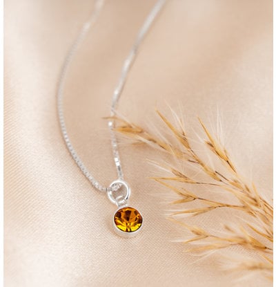 KAYA sieraden Geboortesteen Ketting I Sterling zilver