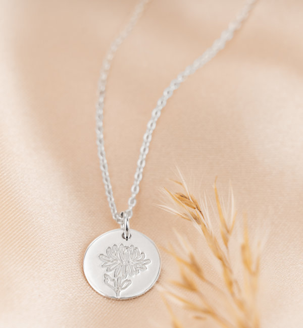 KAYA sieraden Ketting met Geboortebloem