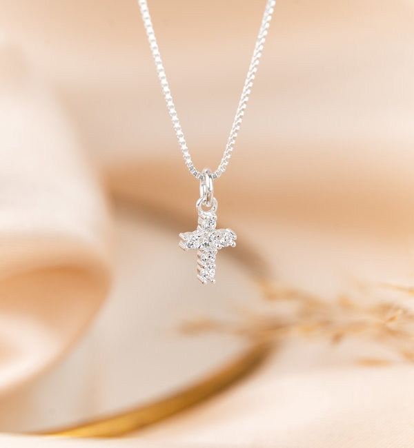 KAYA sieraden Necklace 'Crystal Cross'
