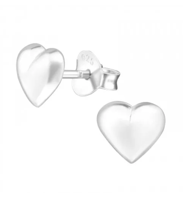 KAYA sieraden Silver hearts earrings