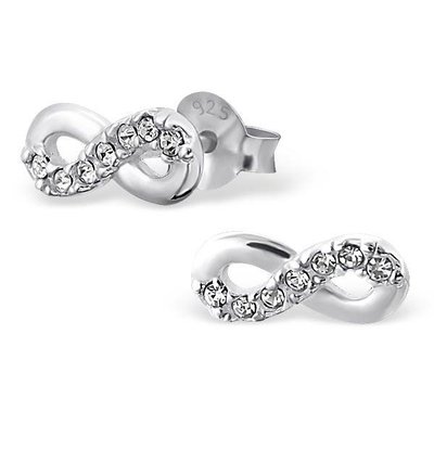 KAYA sieraden Oorbellen 'Infinity Crystal'