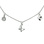 KAYA sieraden Charm necklace with 3 charms l Sterling Silver