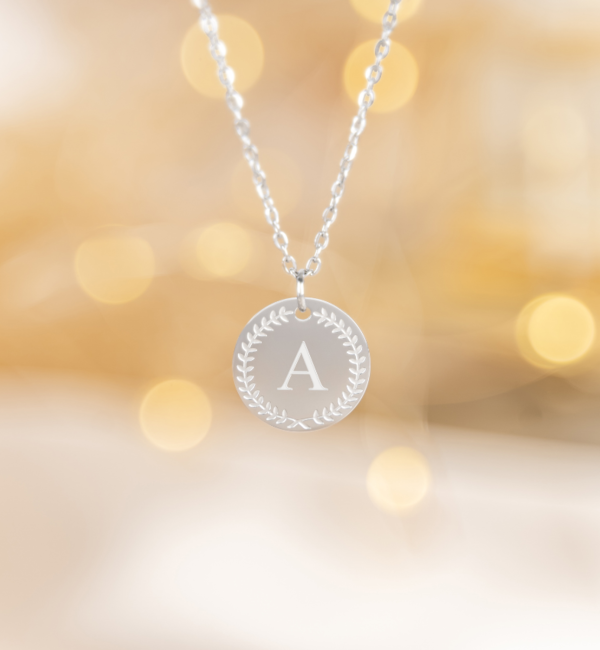 KAYA sieraden Ketting met letter A 'Olivia' | Stainless Steel