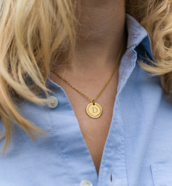 KAYA sieraden Necklace with letter 'Olivia' | stainless steel - Copy - Copy - Copy - Copy