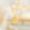 KAYA sieraden Necklace with letter H 'Olivia' | Stainless Steel