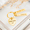 KAYA sieraden Keyring Heart with Name Charms | Choose your Charms