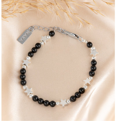 KAYA sieraden Jongens Armband Shine Bright I Met Onyx