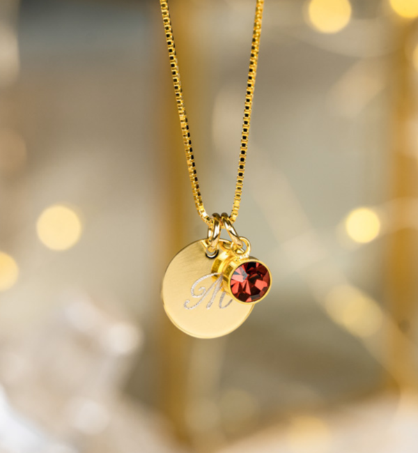 KAYA sieraden Letter necklace ‘Graceful Initial’