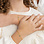 KAYA sieraden Necklace with birth stones 'two hearts'