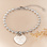 KAYA sieraden Armband met Naam 'Bolletjes' | Stainless Steel