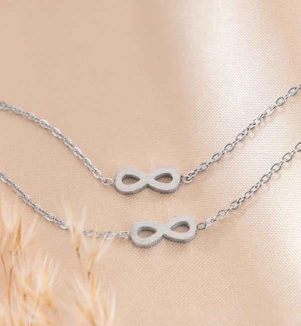 KAYA sieraden Girlfriends Bracelets Set with Infinity Sign