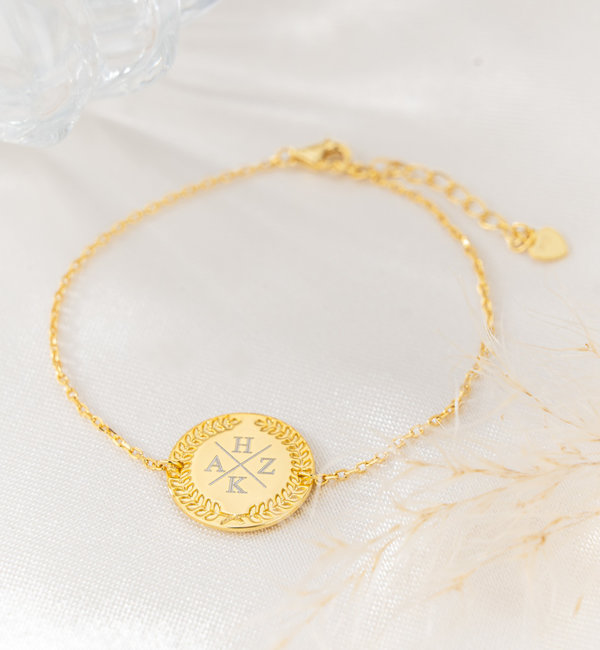 KAYA sieraden Bracelet with Letter 'Olivia'