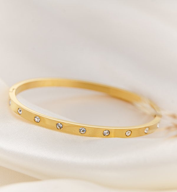 KAYA sieraden Bangle met Kristallen