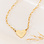 KAYA sieraden Link Necklace 'Heart with Name' | Stainless Steel