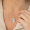 Gegraveerde sieraden Necklace Locket with Fingerprint 'Oval'
