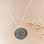 Gegraveerde sieraden Ketting met Vingerafdruk  Coin