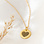 Gegraveerde sieraden Fingerprint Necklace 'Heart'