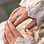 Gegraveerde sieraden Ringen Set Vingerafdrukken I Samen 1 hartje