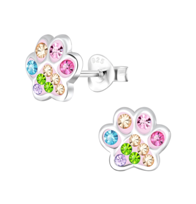 KAYA sieraden Kinderoorbellen 'Glitter Pootje'