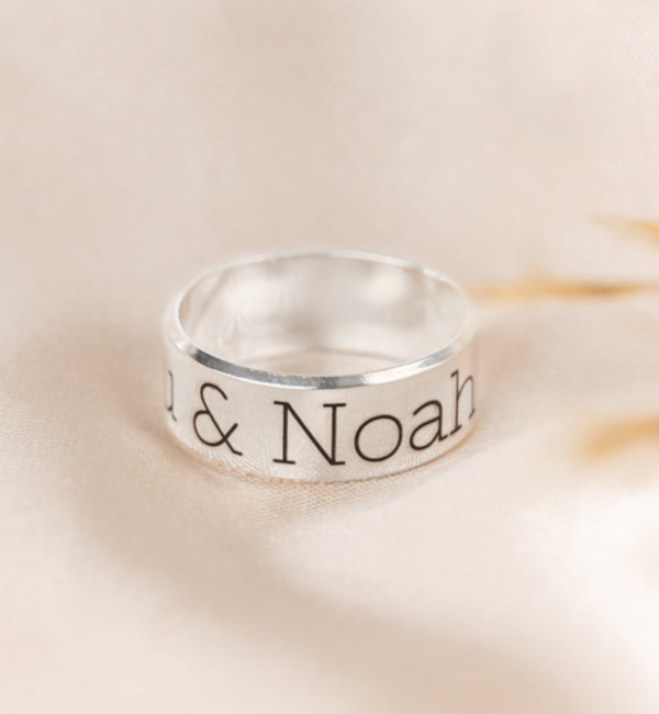 KAYA sieraden Personalized Ring with Engraving