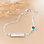 KAYA sieraden Personalized Bracelet 'Classic Bar' with Birthstone