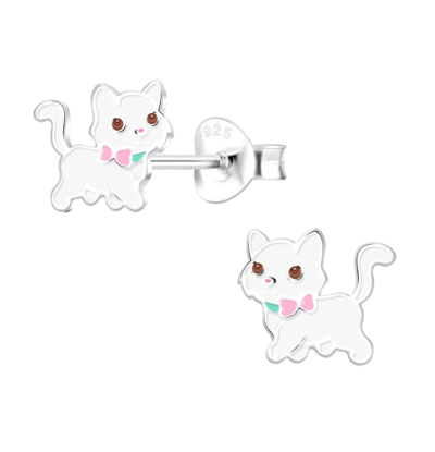 KAYA sieraden Children's earrings 'Kitten'