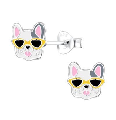 KAYA sieraden Kinderoorbellen 'Bulldog'