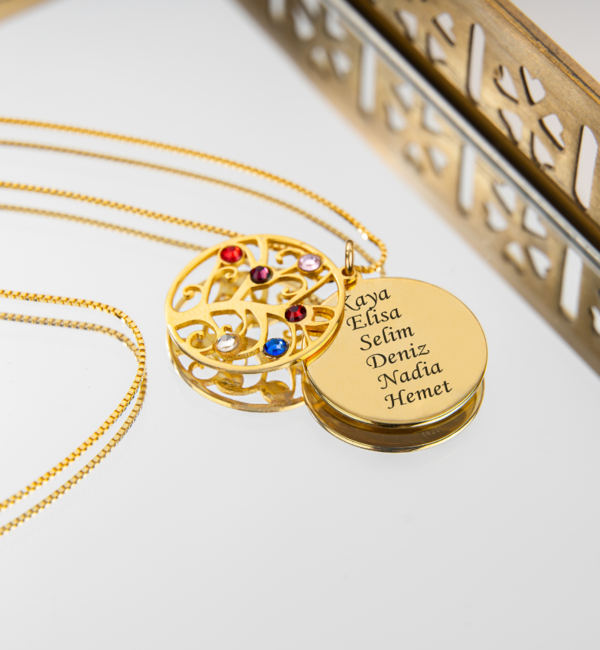 KAYA sieraden Ramadan Tree of Life Necklace with Engraving | Assemble yourself