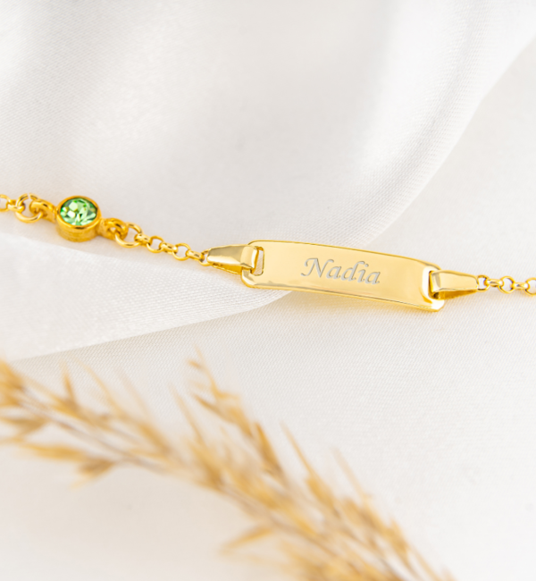 KAYA sieraden Ramadan Bracelet with Birthstone and Name