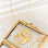 Sieraden Ketting 'Intertwined' met Gravure