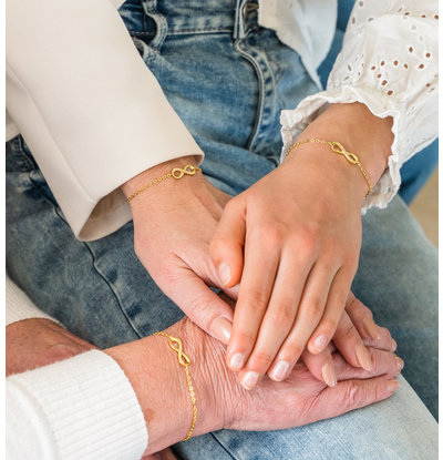 KAYA sieraden 3 Generatie Set 'Infinity Crystal'