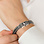 Gegraveerde sieraden Stainless Steel Link Bracelet with Fingerprints