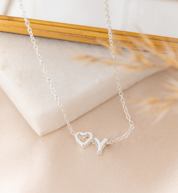 KAYA sieraden Letter Necklace with 2 initials