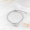 KAYA sieraden Bracelet Two Rings 'Connected' | Stainless Steel