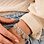 KAYA sieraden Bedelarmband met 5 Naambedels en Geboortestenen