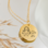 KAYA sieraden Children's Drawing Necklace 'Disc'