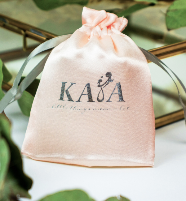 KAYA sieraden Loose Charm with Names 'Elegant Bar'