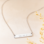 KAYA sieraden Graduation Necklace 'Classic Bar' with Engraving | Stainless Steel