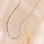 KAYA sieraden Flower Necklace Turquoise | Stainless Steel